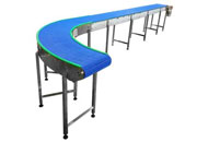 Curved Modular Belt Conveyor